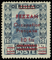 * FEZZAN 8 : 10f. Sur 1l25 Bleu-noir Et Outremer, TB. Br - Other & Unclassified