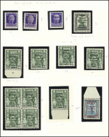 FEZZAN Petit Ensemble Par Multiples Entre N°1 Et 7 Et PA 1/2, * Et ** Dont Petites Variétés, 32 Timbres, TB - Other & Unclassified