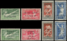* GRAND LIBAN 18/21 Et 45/48 : Séries J.O. De 1924, TB - Andere & Zonder Classificatie