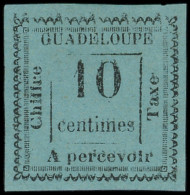 (*) GUADELOUPE Taxe 7 Et 8 : 10c. Bleu Et 15c. Violet, TB - Other & Unclassified