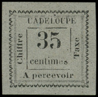 * GUADELOUPE Taxe 11a : 35c. Gris, UADELOUPE, TB. C - Andere & Zonder Classificatie