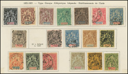 INDE 1/13 (sf. N°7) Et 14/19 : Séries Groupe De 1892-1907, N°18 *, TB - Autres & Non Classés