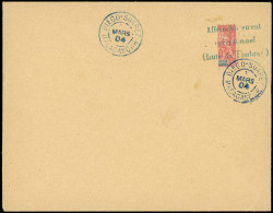 Let MADAGASCAR 82 : MOITIE De 50c. Rose Surch. Affranchissement/exceptionnel/faute De Timbres, Obl. Càd DIEGO SUAREZ 3/0 - Other & Unclassified