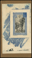 MADAGASCAR Galliéni, Type NON EMIS, Typo, épreuve En Bleu Et Noir, TB - Other & Unclassified