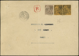 Let MARTINIQUE CG N°55 Et 56 PAIRE Obl. FORT DE FRANCE 18/5/92 S. Env. Rec., TB - Other & Unclassified