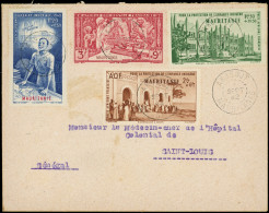 Let MAURITANIE PA 6/9 : P.E.I.Q.I, Obl. AKJOUJT 1/9/42 S. Env., TB - Other & Unclassified