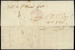 Let MONACO MP Manuscrite "Deb De St Etienne Foret" Sur LAC De Paris Du 14/12/1789 Pour St Etienne Par Monaco, Marque D'a - Postmarks