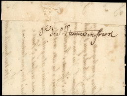 Let MONACO MP D'AMIENS S. LAC Du 20/9/1764 Pour St Etienne Par Monaco, Au Verso Marque Manuscrite "Déb De St Etienne En  - Poststempel