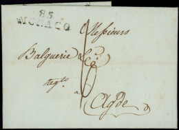 Let MONACO MP 85/MONACO S. LAC De Port Maurice Du 17/5/1805, TB - Poststempel