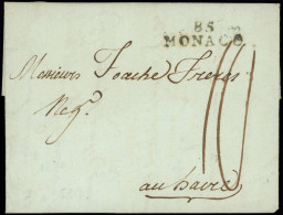 Let MONACO MP 85/MONACO S. LAC De Port Maurice Du 31/12/1801, TB - Storia Postale