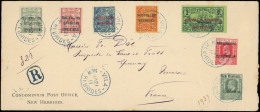 Let NOUVELLES HEBRIDES 3, 4, 12, 15, 16, 19 Et 21 Obl. Càd VILA NEW HEBRIDES 21/1/11 S. Env. Rec., Arr. Epernay, TB - Other & Unclassified