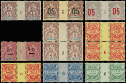 ** REUNION Lot De 8 Paires Mill. + Un Double Non Compté, N°34 Mill. *, TB - Otros & Sin Clasificación