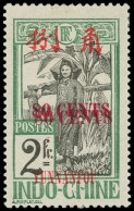 * YUNNAN FOU 64b : 80c. Sur 2f. Vert, DOUBLE Surcharge, TB. S - Other & Unclassified