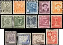 ** ANDORRE ESPAGNOL 43A/52 : Série Courante De 1948-53, TB - Altri & Non Classificati