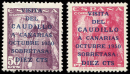 ** ESPAGNE 806A/07A : Caudillo 1950, TB - Nuovi