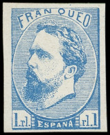 * ESPAGNE Carliste 1a : 1r. Bleu Clair, Sans Tilde, TB - Carlists