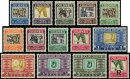 * COLOMBIE PA 104/117 : Série Courante De 1932, TB - Colombia