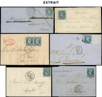 Let 110 Lots De Vente Sur Offres Sur Leur Fiche D'origine, Lettres De France, Classiques Dont Ballons Montés, XXe Siècle - Collezioni (in Album)