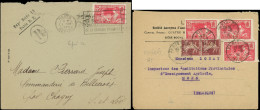 Let J.O De Paris 1924, N°184, 8 Ex. Dont 4 Perforés Sur 6 Documents, Affranchissements Et Oblitérations Divers, TB - Collezioni (in Album)