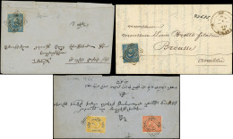 Let Turquie, 3 Lettres Classiques Période 1865/68, TB - ...-1858 Prephilately