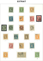 Collection France Oblitérée 1849/1959, Classiques Quasi Complet états Divers, XXe Siècle Complet Poste Et PA (sauf 1/6), - Collezioni (in Album)