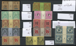 * Colonies, Lot De 11 Paires Mill., 2e Choix, B/TB - Verzamelingen (in Albums)