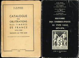 Type Sage, 1960 De Beaufond, Oblitérations 1980 Joany-Storch, Françon Et Brun + Photocopie Etude Du Dr Joany Tome 2, éta - Other & Unclassified
