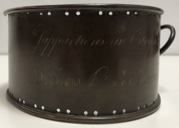 Collier De Molosse En Cuivre Gravé "J'appartiens Au Citoyen/Didier Cre Des Guerres" Avec Anneau De Retenue Et Cadenas, E - Posta