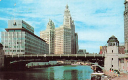 ETATS-UNIS - Chicago - The Chicago River - Colorisé - Carte Postale - Chicago