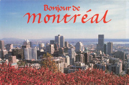 CANADA - Bonjour De Montréal - Vue Panoramique - Erables - Grattes Ciels  - Carte Postale - Montreal