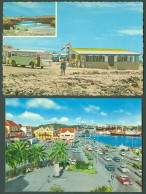 Lot Collection 2x Aruba Curacao Islands Nertherland Antilles Caribic Caribbean Sea - Andere & Zonder Classificatie