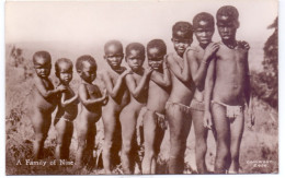 PC - South Africa - Zulus - A Family Of 9 , Children - Afrique Du Sud