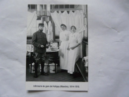 Delcampe - CPSM CROIX ROUGE : Infirmerie De Gare De Folligny - Rotes Kreuz