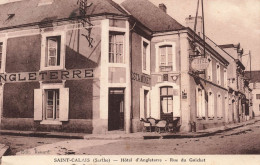 FRANCE - Saint Calais - Hôtel D'Angleterre - Rue Du Guichet - Carte Postale Ancienne - Saint Calais