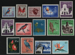 Südafrika 1961 - Mi-Nr. 287-299 ** - MNH - Freimarken / Definitives - Neufs