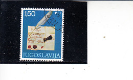 JUGOSLAVIA  1978 - Unificato   1605°  - Museo - Used Stamps