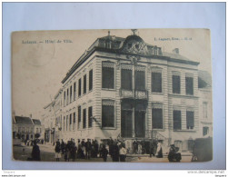 Lokeren Hôtel De Ville Edit L. Lagaert 11 Geanimeerd Gelopen 1907  Gaatje Van Duimspijker - Lokeren