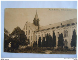 La Hulpe Pensionnat Des Soeurs Du S. Coeur De Marie Vue De Derrière Côté Des Jardins Sepia Circulée - La Hulpe