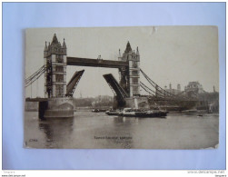 London Tower Bridge Used 1919 Edit ETWD - River Thames