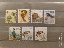 New Zealand	Birds (F68) - Used Stamps