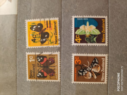 New Zealand	Butterflies (F68) - Used Stamps