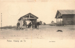 BELGIQUE - Arlon - Champ De Tir - Le Canon - Carte Postale Ancienne - Aarlen