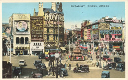 ROYAUME-UNI - Angleterre - London - Piccadilly Circus - Colorisé - Carte Postale - Piccadilly Circus