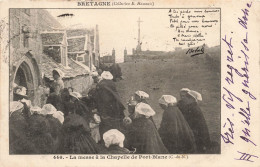 FRANCE - Penvénan - La Messe à La Chapelle De Port Blanc - Carte Postale Ancienne - Penvénan