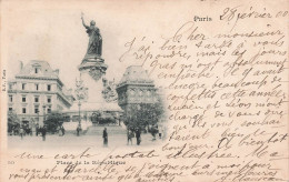 FRANCE - Paris - Place De La République - Carte Postale Ancienne - Sonstige Sehenswürdigkeiten