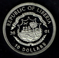LIBERIA - Monnaie - Année 2001 - 10 DOLLARS. - WORLD WAR II 1939-1945: DELIVERANCE AT DUNKIRK.. - Liberia