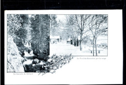 88 PLOMBIERES - La Feuillée Dorothée Par La Neige , La Cascade Du Géhard - Plombieres Les Bains