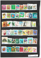 LOT DE  284 TIMBRES   JAPON OBLITERES SUR FRAGMENT - Collezioni & Lotti