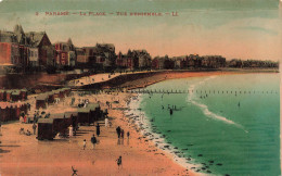FRANCE - Paramé - Vue D'ensemble De La Plage - Colorisé - Carte Postale Ancienne - Parame