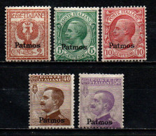 COLONIE ITALIANE - PATMO - 1912 - EFFIGIE DEL RE VITTORIO EMANUELE III - MNH - Egeo (Patmo)
